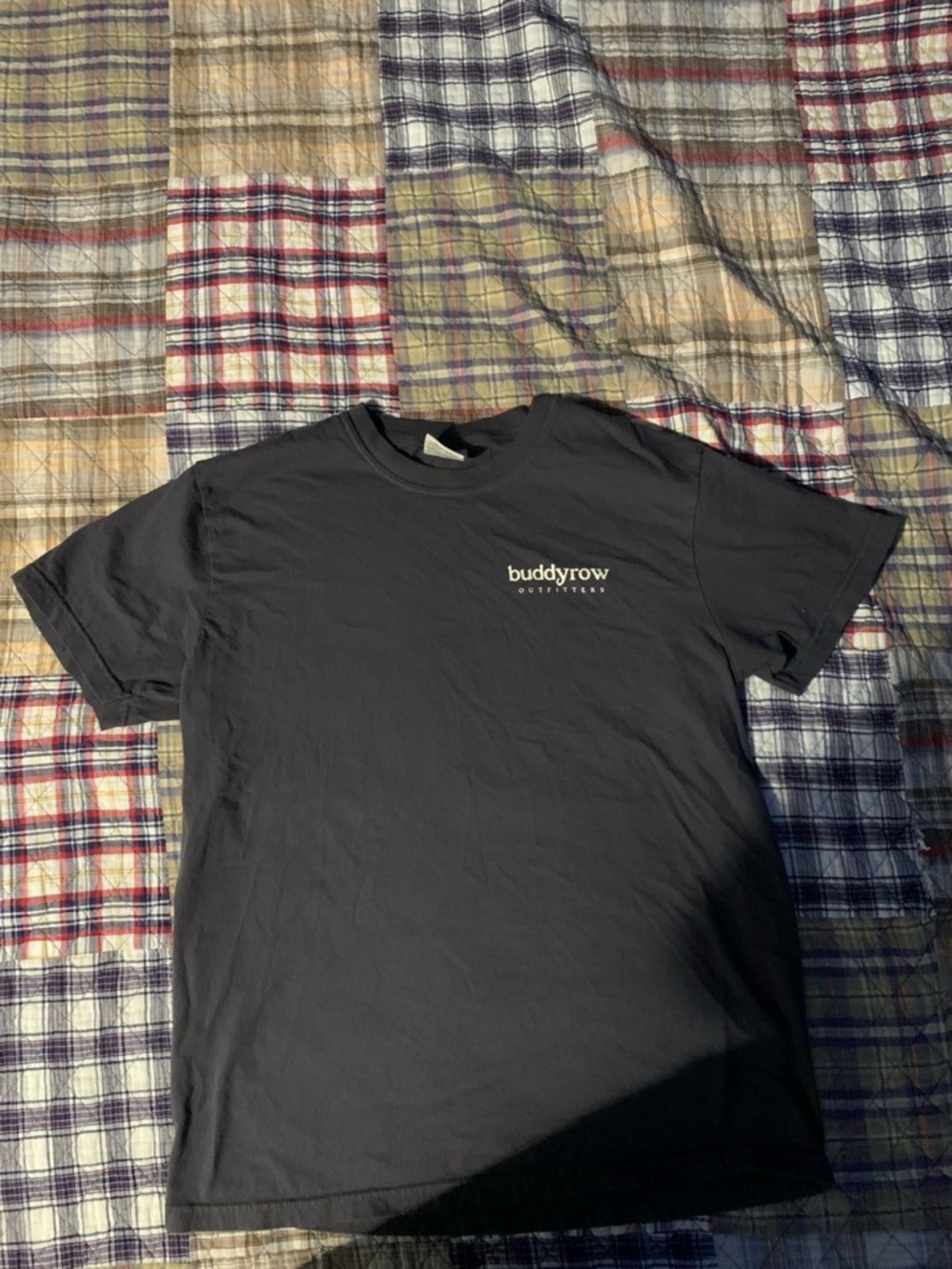 Comfort Colors Black Long Sleeve Tee with Small Chest Logo
